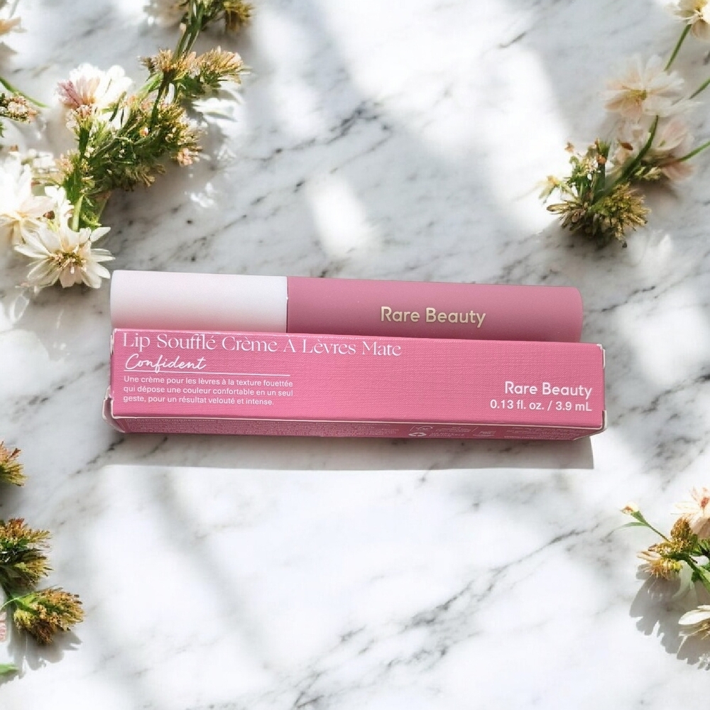 Rare Beauty Lip Soufflé Matte Lipstick in Confident Pink